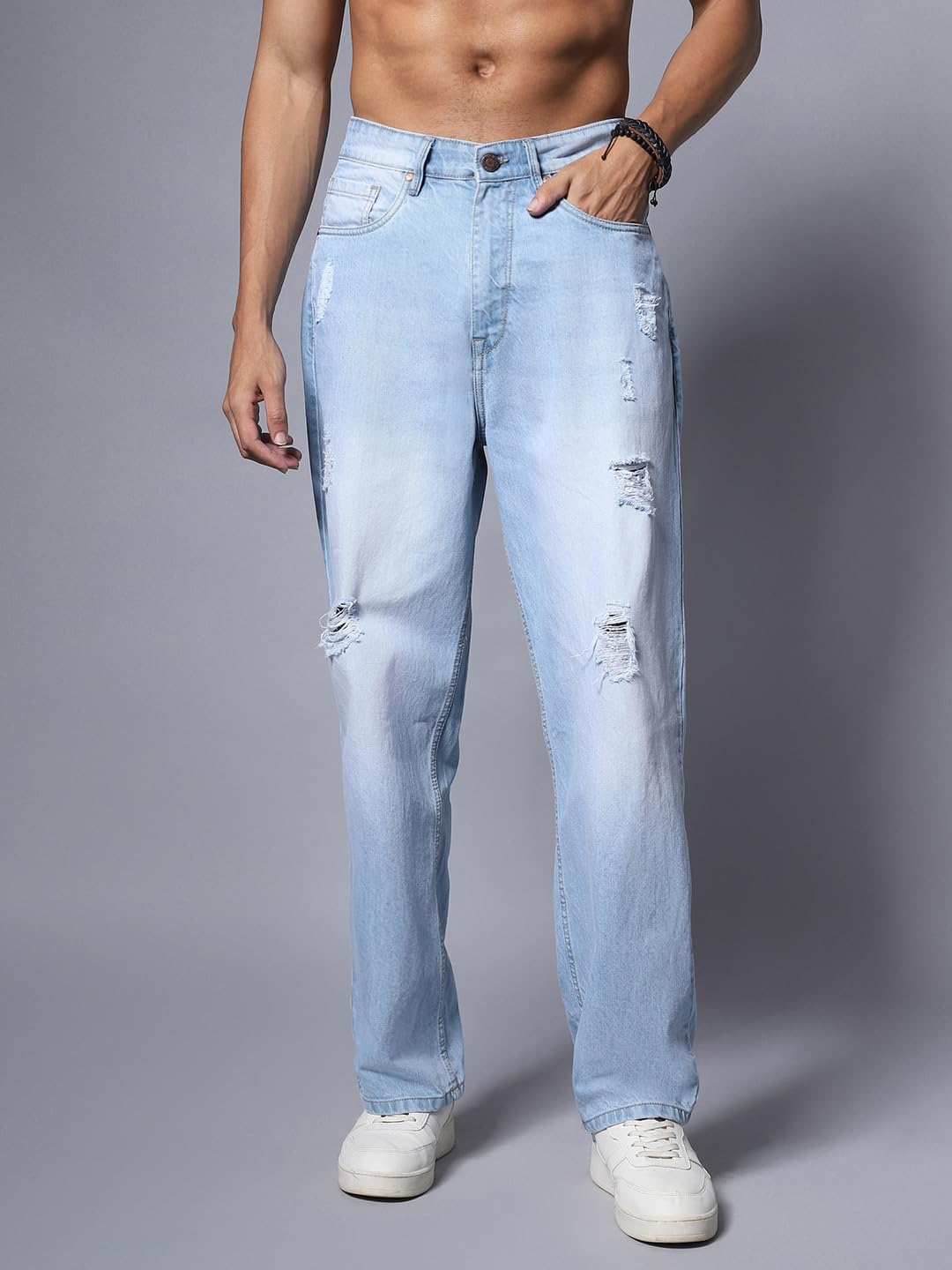 High Star MenS Relaxed Jeans (Hsmjns2069_Blue6
