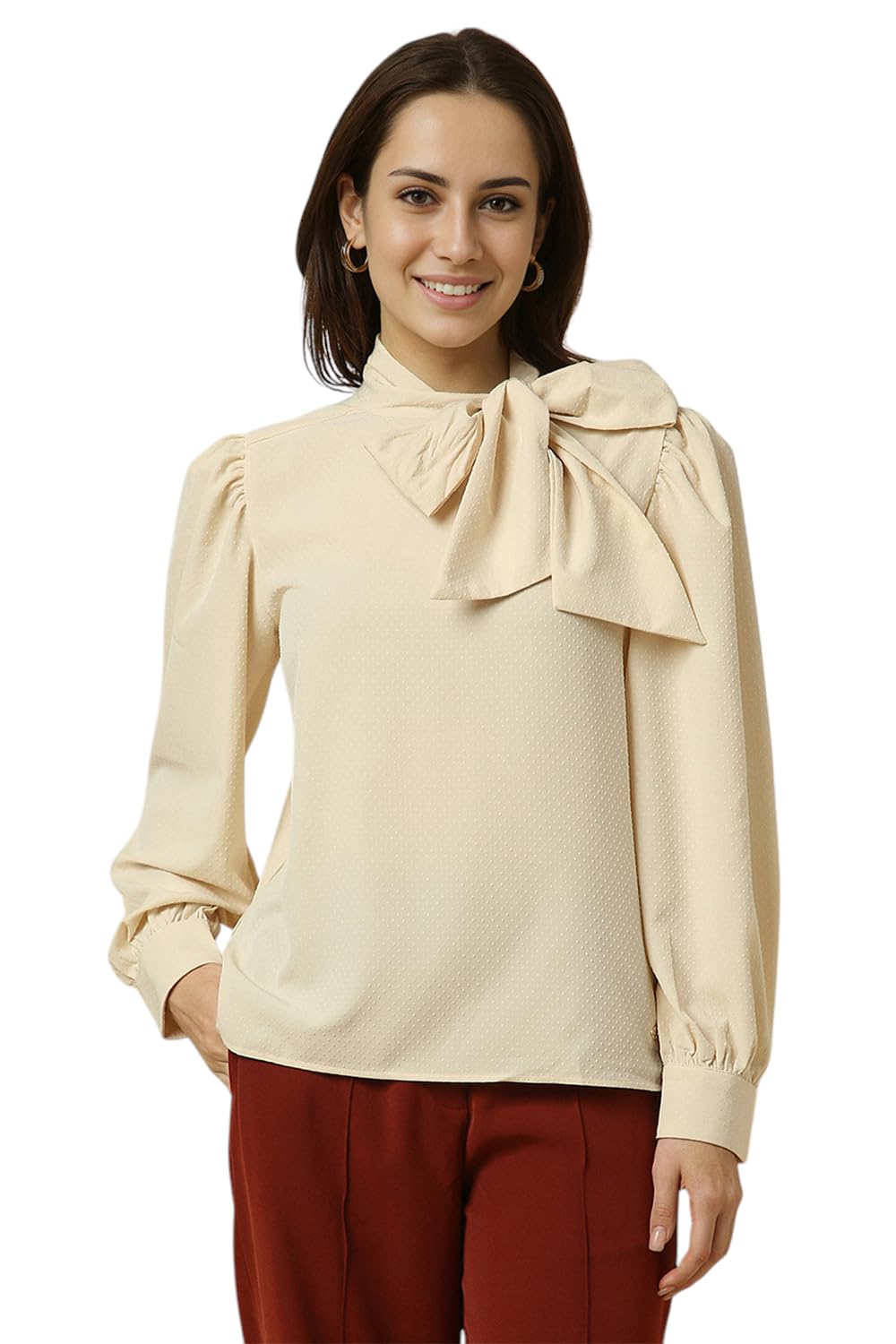 Allen Solly Women Regular Fit Formal Full Sleeve Top
