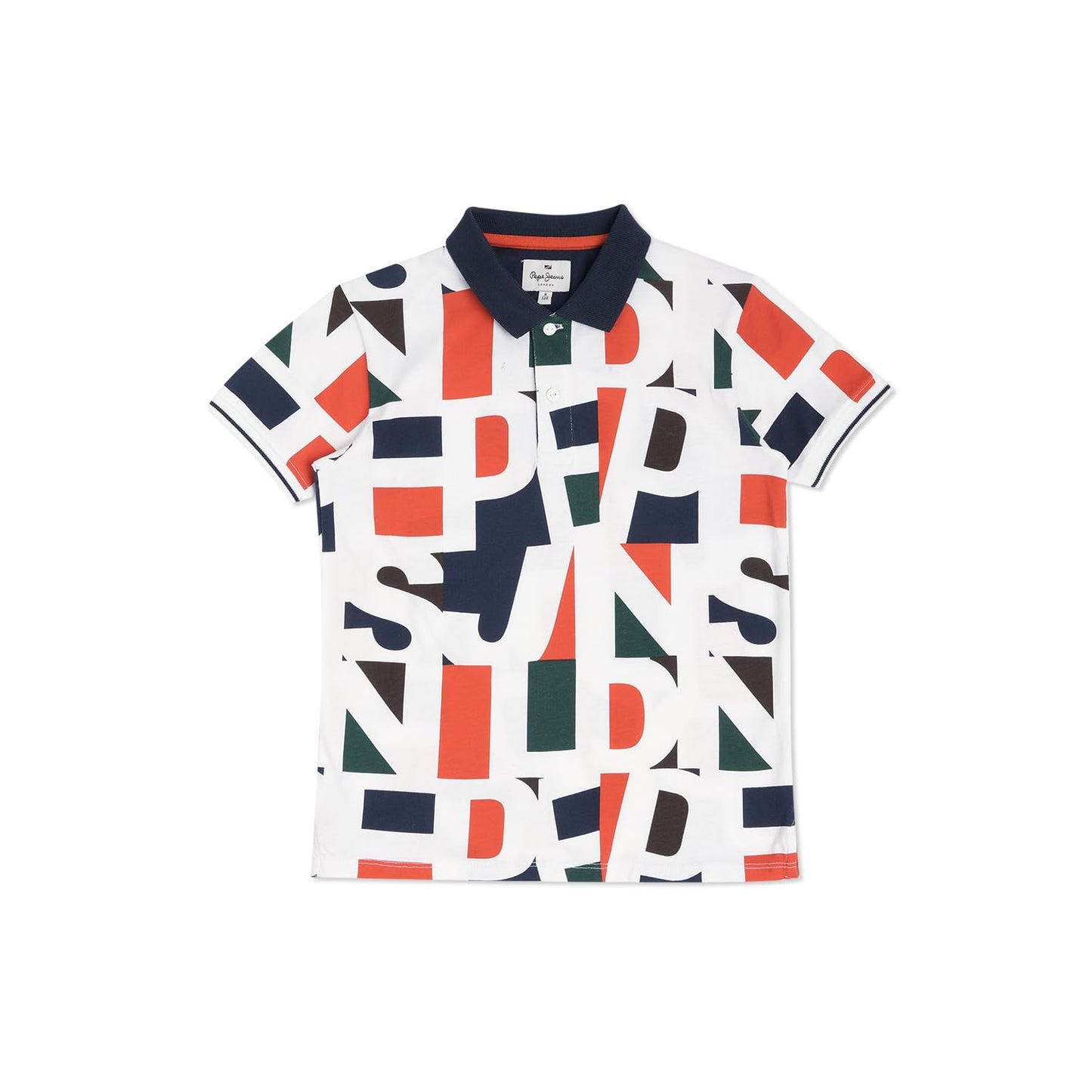 Pepe Jeans BoyS Regular Fit T-Shirt (Pb540935_Navy Blue_Multi