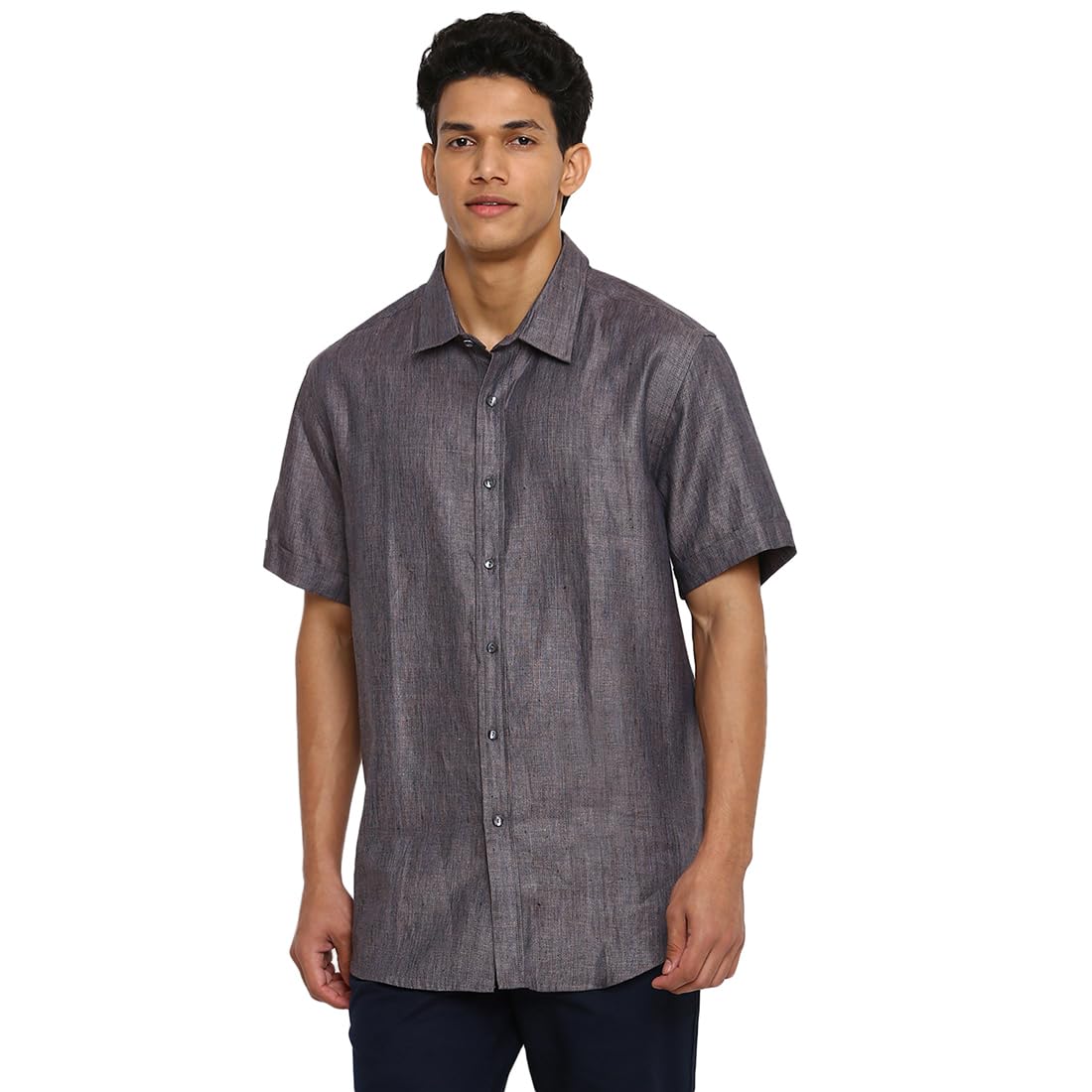 Fabindia MenS Striped Comfort Fit Shirt (1023433Blue_Blue
