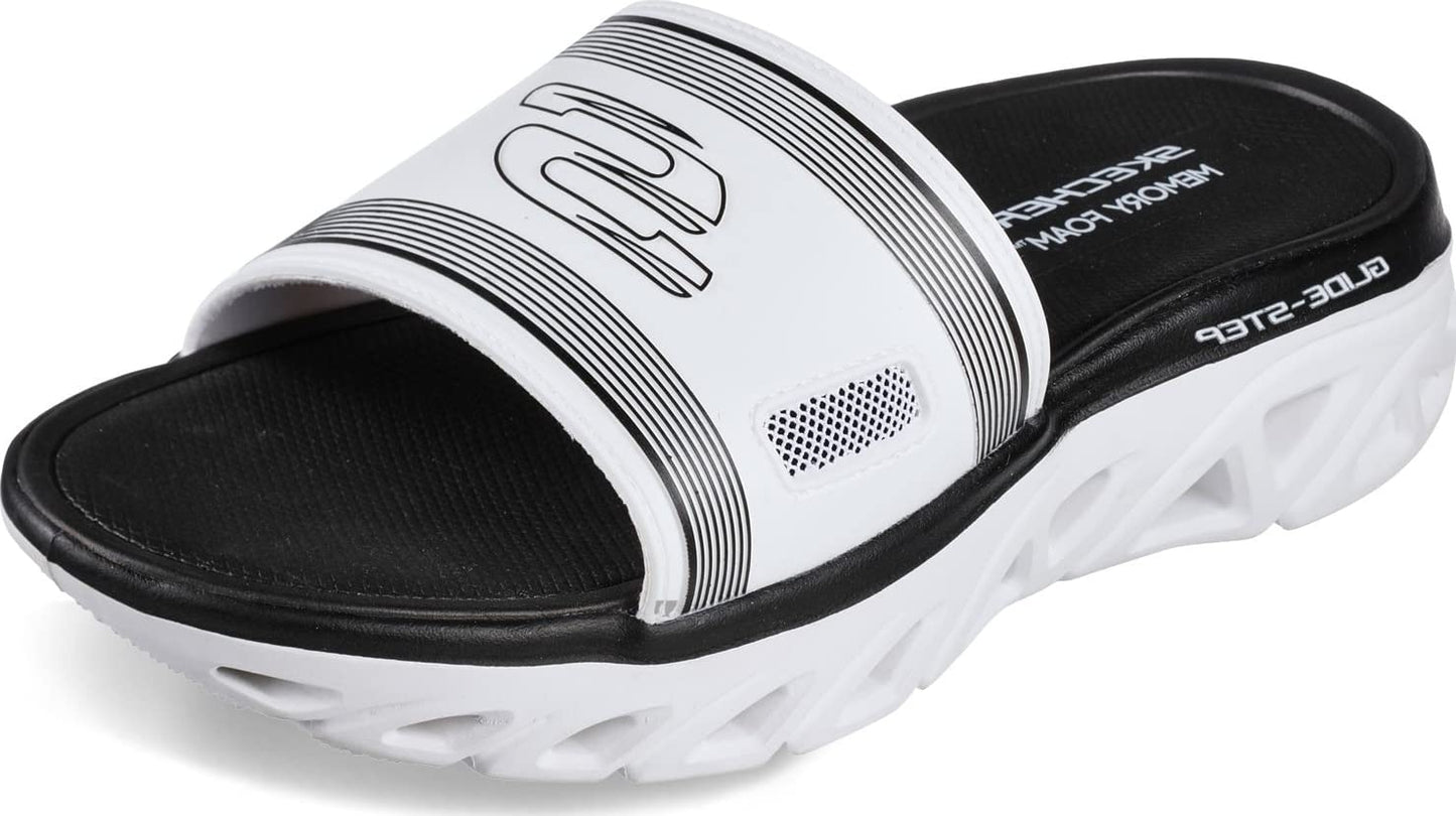 Skechers Men Glide Step Sport Wbk Sandals & Floaters