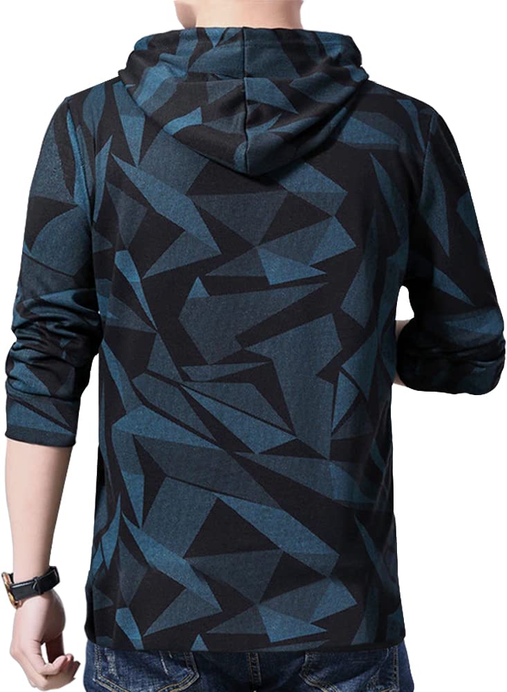 Eyebogler Mens Cotton Regular Fit T-Shirt Blue