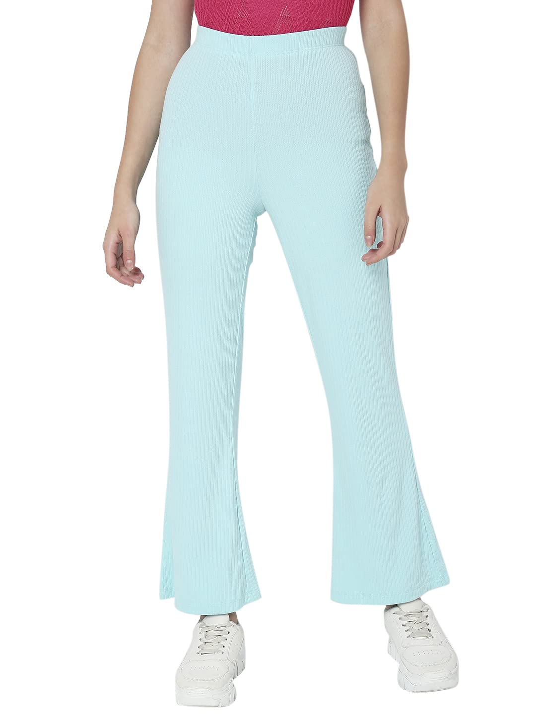 Vero Moda Flared Fit Pants (10299151_Limpet Shell_M)