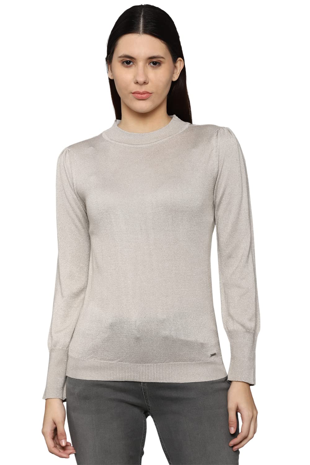 Allen Solly Women Solid Casual Sweater