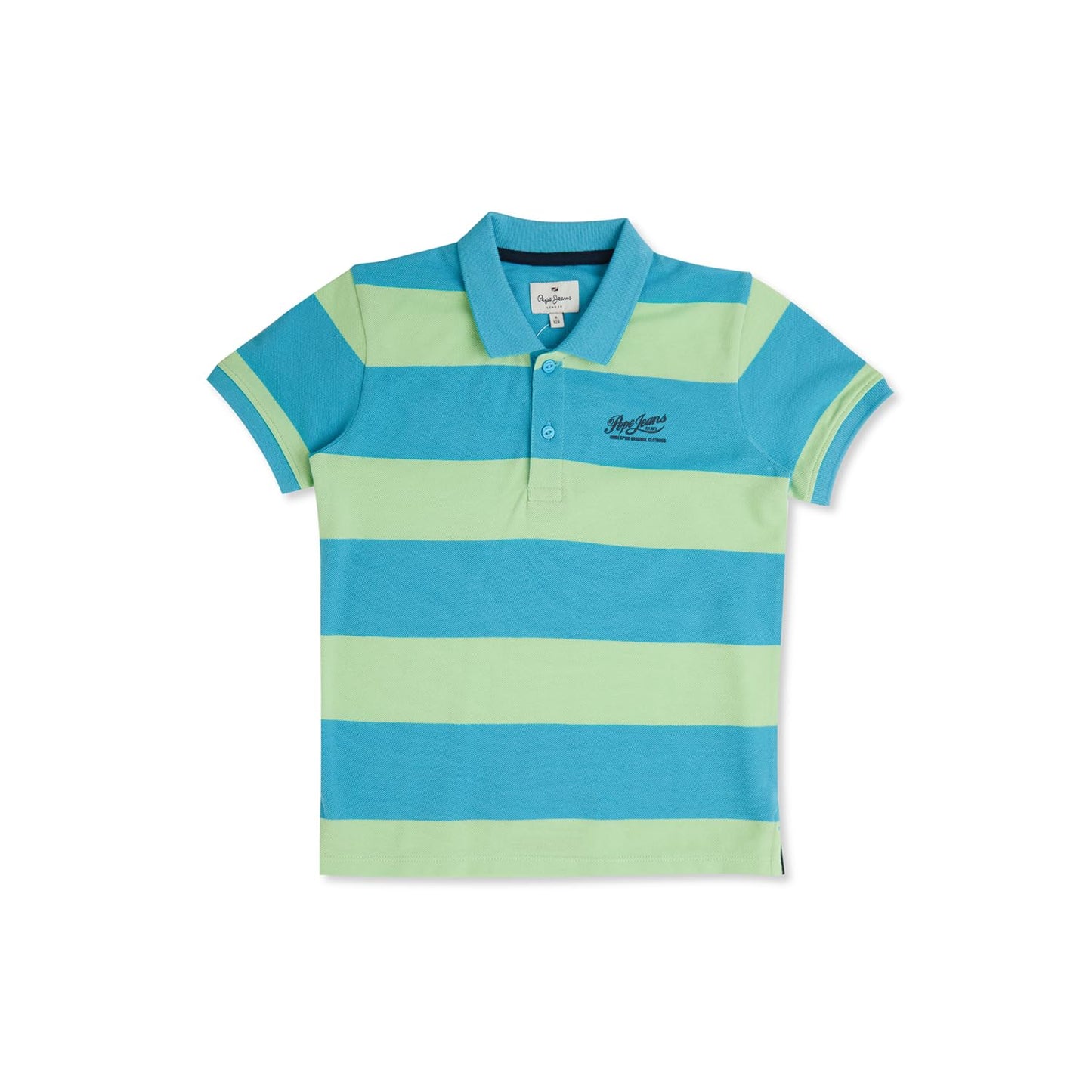 Pepe Jeans BoyS Striped Regular Fit T-Shirt (Pb540944_French Blue