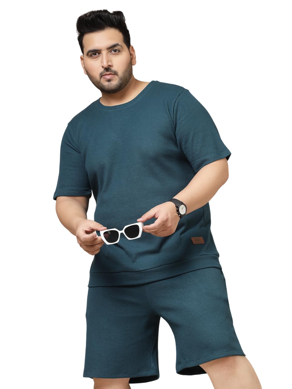 Rigo Plus Size Co-ord Set for Men | Plus Size Night Suit Set for Mens | Lounge-wear Nightdress Pajama Set for Mens | Night Wea