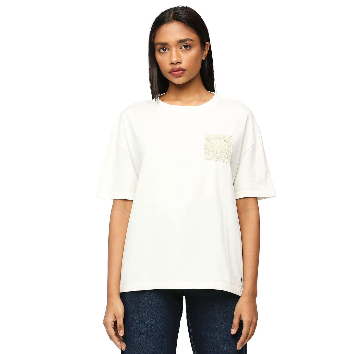 Pepe Jeans White Round Neck Short Sleeved T-Shirt