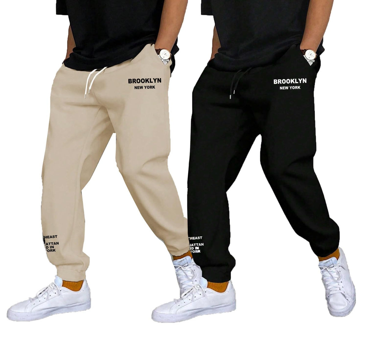 Lymio Track Pant For Men || Regular Fit || Track Pants || Full Elastic Jogger Track Pant || Available In Combo Pack Of 2 (Tp-42-