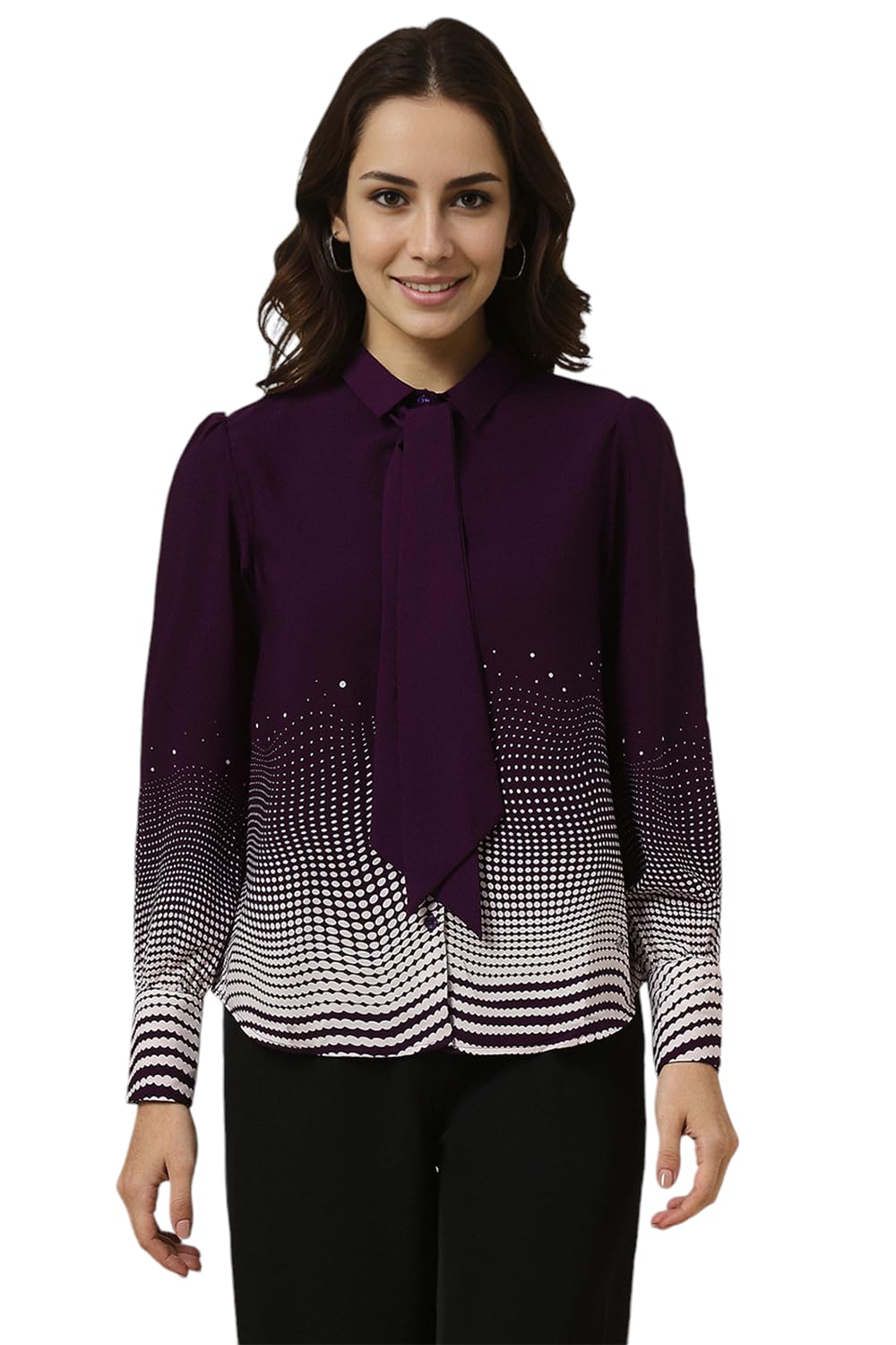 Allen Solly Women Regular Fit Casual Full Sleeve Shirt