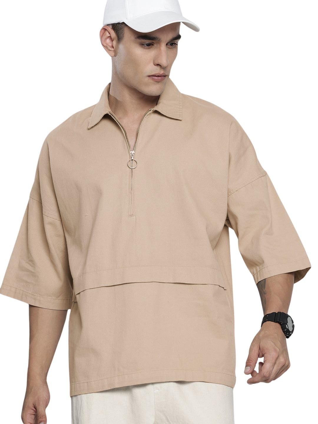 The Indian Garage Co Mens Oversized Fit Shirt