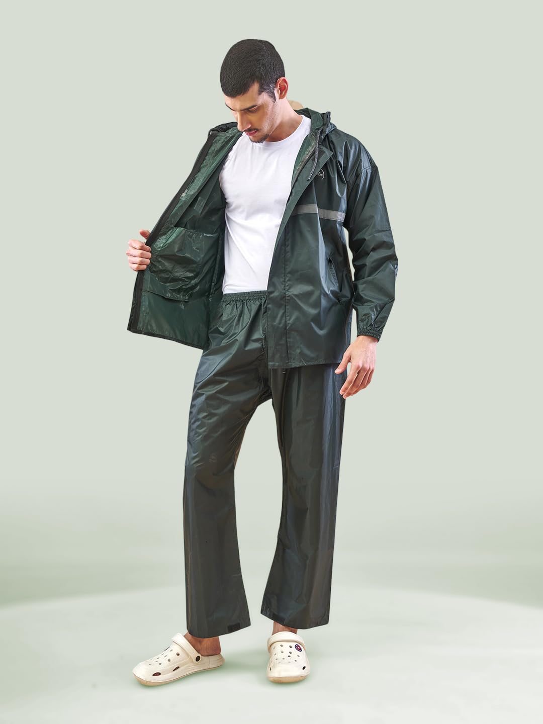 Lux Venus Tapping Rain Coat For Men