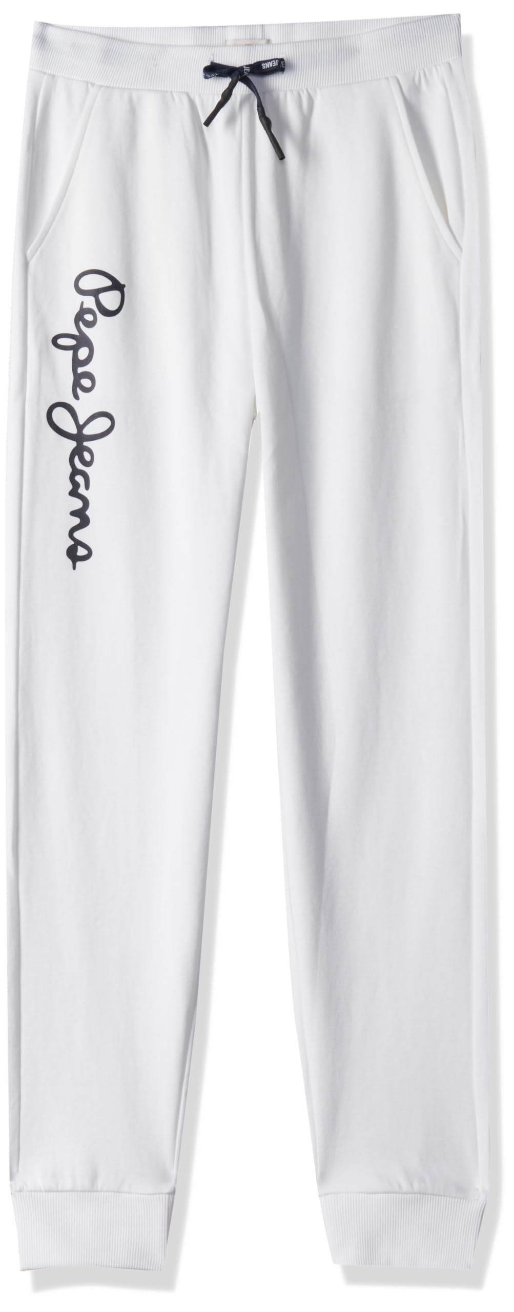 Pepe Jeans Boy'S Regular Track Pants (Pb210657 White