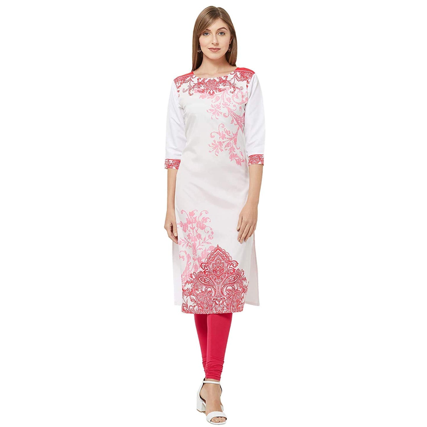 GoSriKi Women's Rayon Kurta