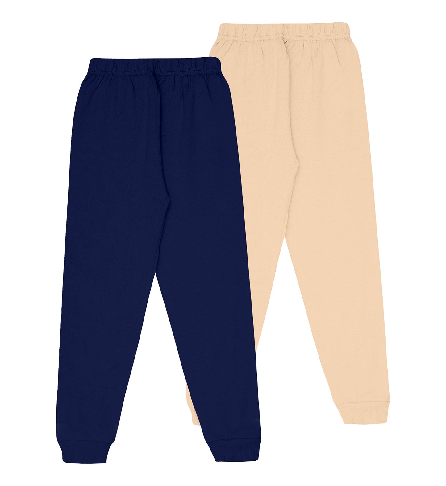 Kyda Kids Girls Cotton Printed Track Pants With Pocket (Pack Of 2)