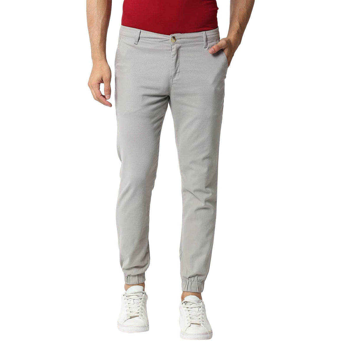 Thomas Scott Mens Solid Regular Fit Trouser