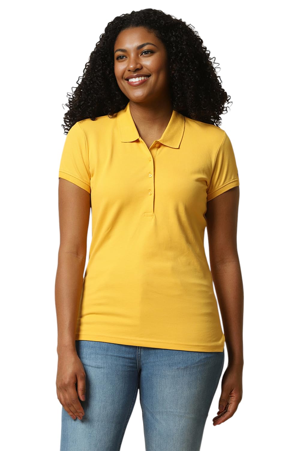 Allen Solly Women Regular Fit Solid Casual Short Sleeve Shorts