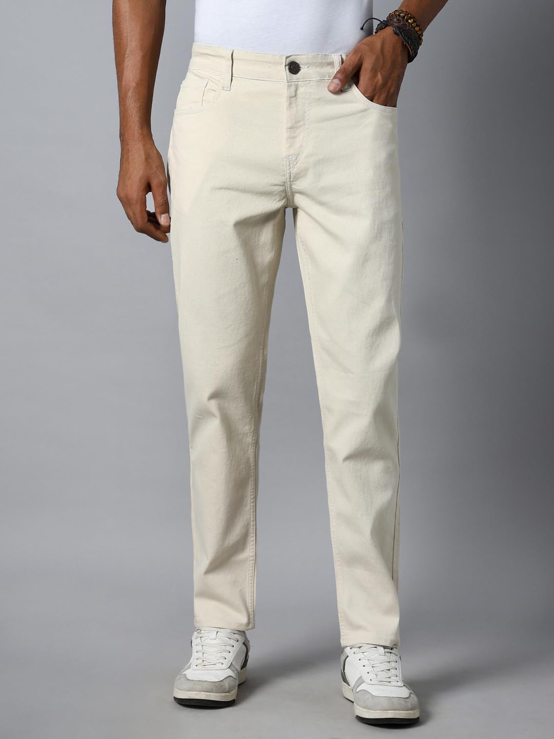 High Star MenS Classic Jeans (Hsmjnw23201_Wh_White_1