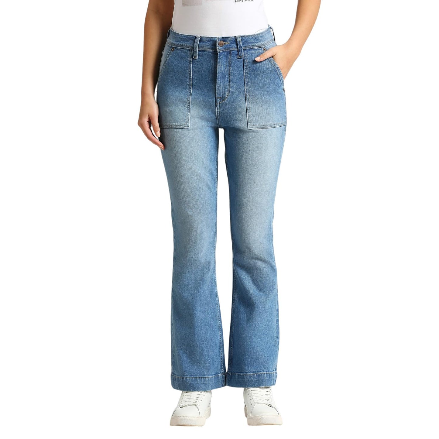 Pepe Jeans WomenS Slim Jeans (Pl204872Q050_Light Used Indigo Blue