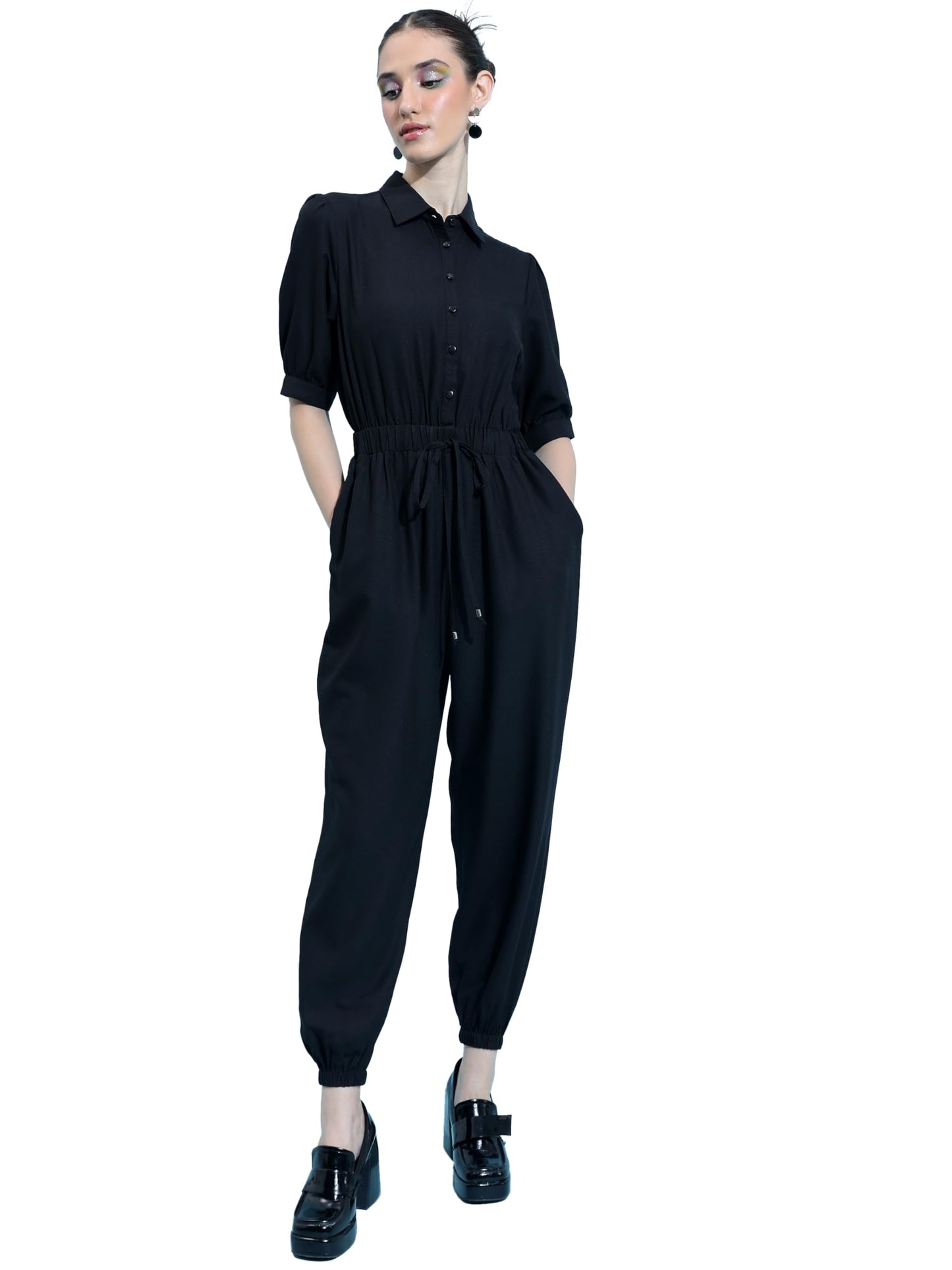 Ketch Women Shirt Collar Khjs000033 Black L