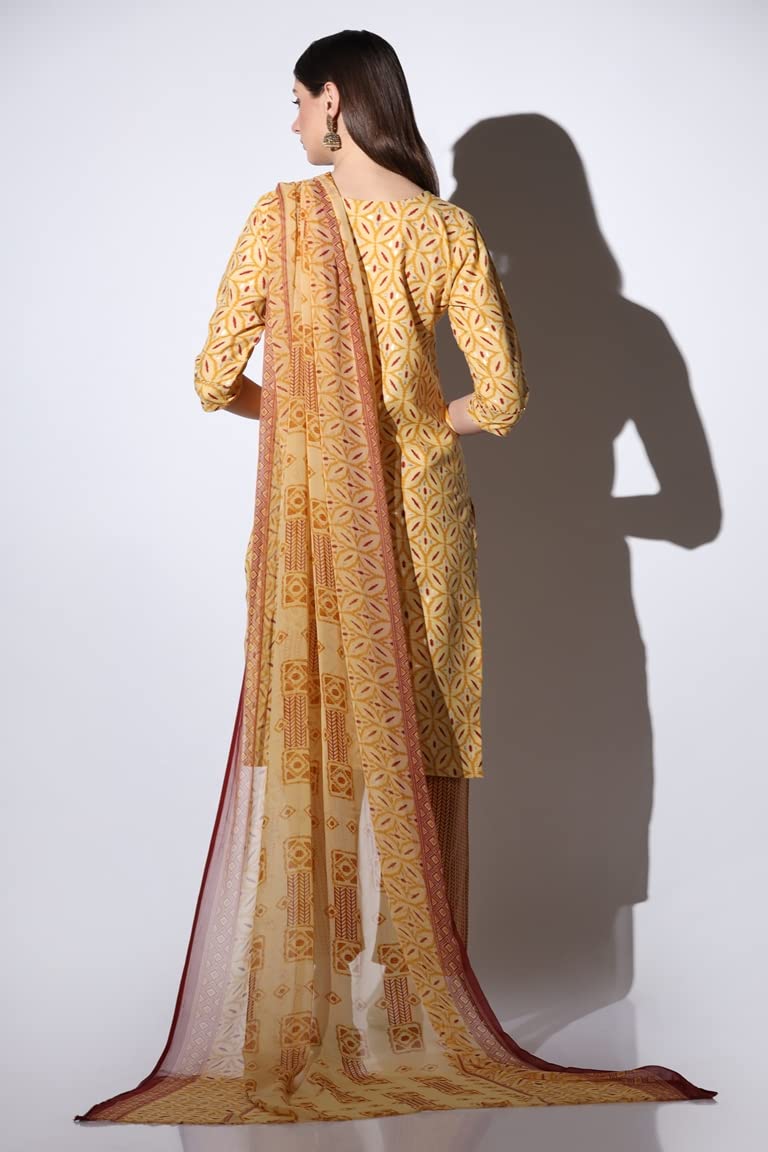 DHRUVI TRENDZ Cotton Kurta Set for Women | Kurta Set |Kurta Set for Women | Festive Kurta Set for Women