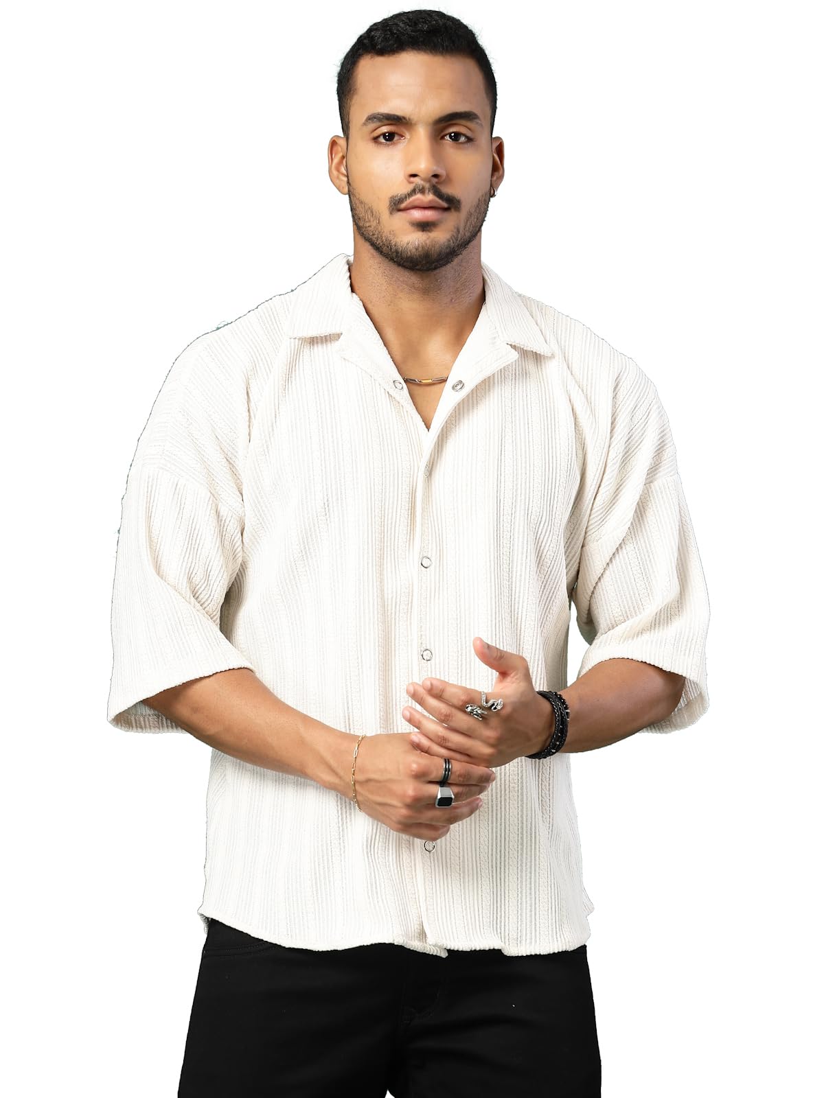 Rigo Cotton Oversized Shirts for Men | Half Sleeves Hawaiian Shirts for Men | Summer Oversized Shirts Shirt for Men | Oversized