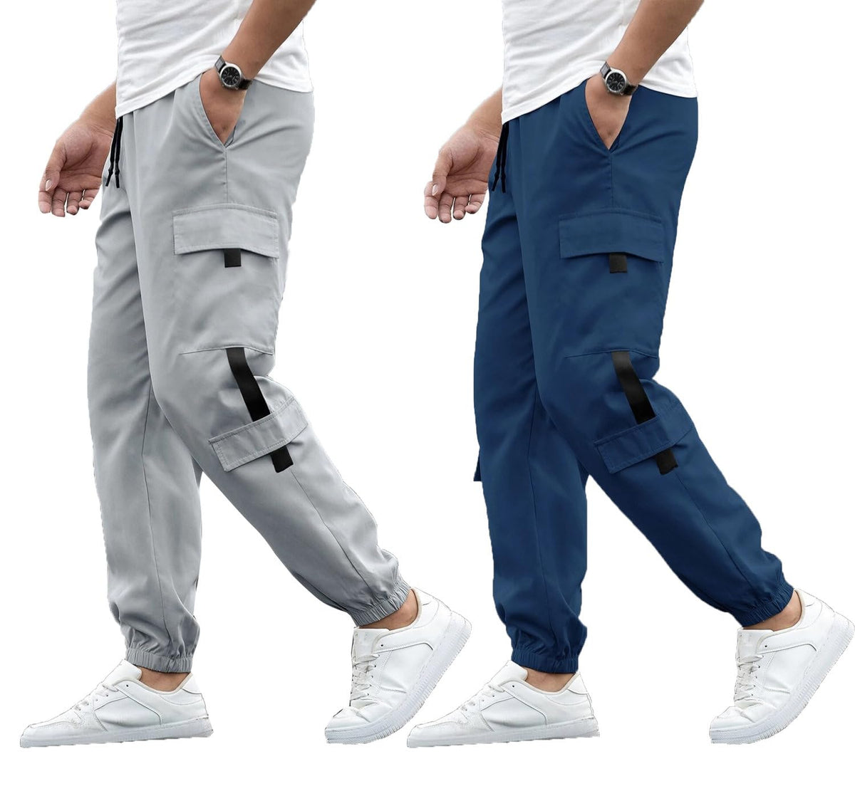 Lymio Track Pant For Men || Regular Fit || Track Pants || Full Elastic Jogger Track Pant || Available In Combo Pack Of 2 (Tp-06-