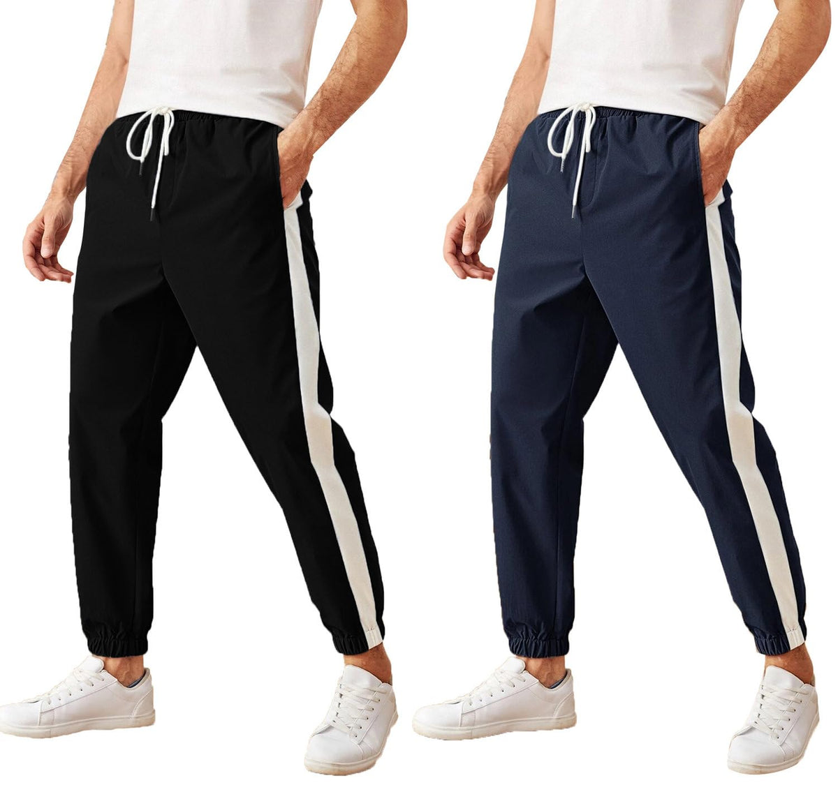 Lymio Track Pant For Men || Regular Fit || Track Pants || Full Elastic Jogger Track Pant || Available In Combo Pack Of 2 (Tp-02-