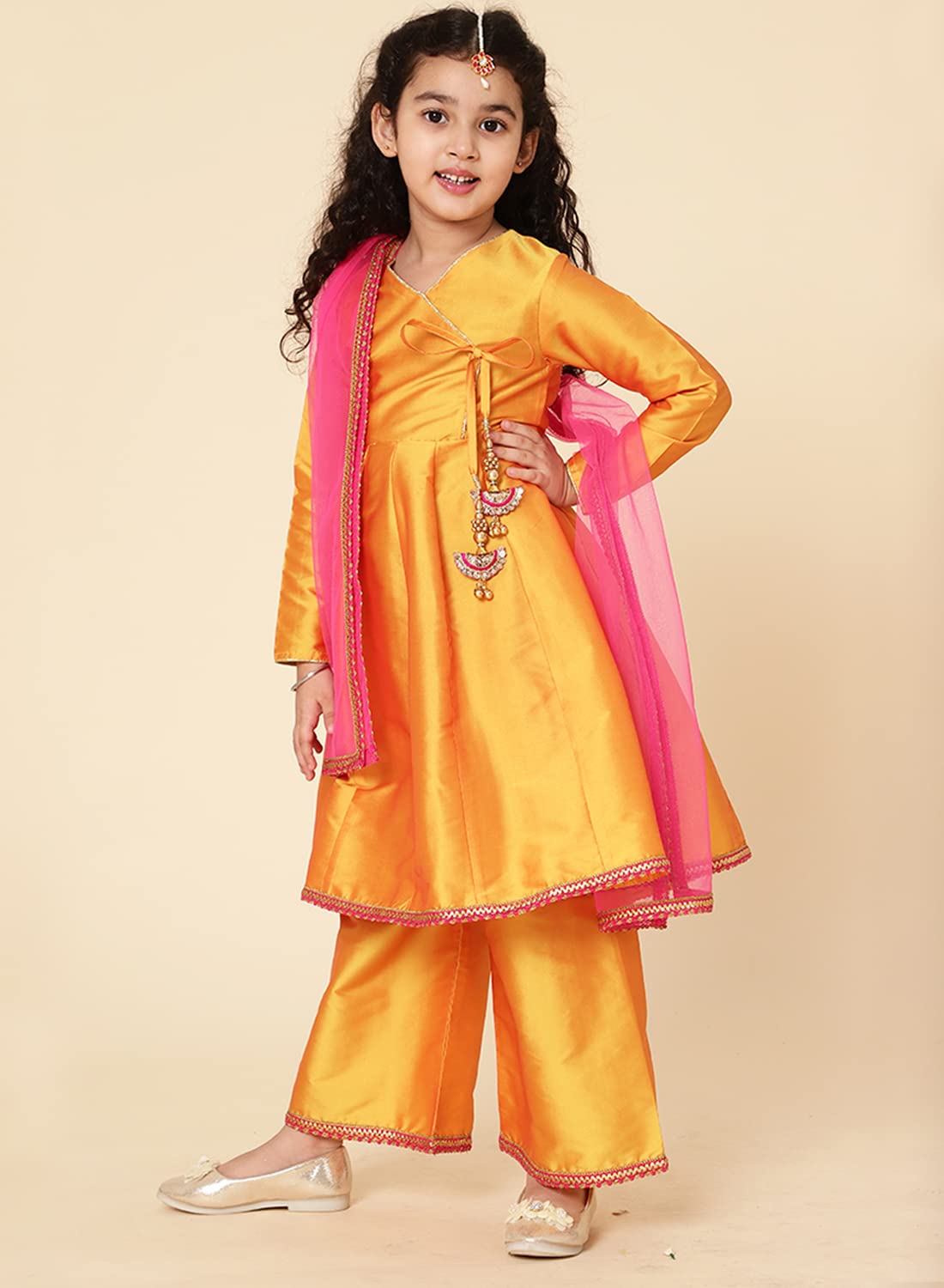 A.T.U.N. Girls Anarkali Palazzo Set