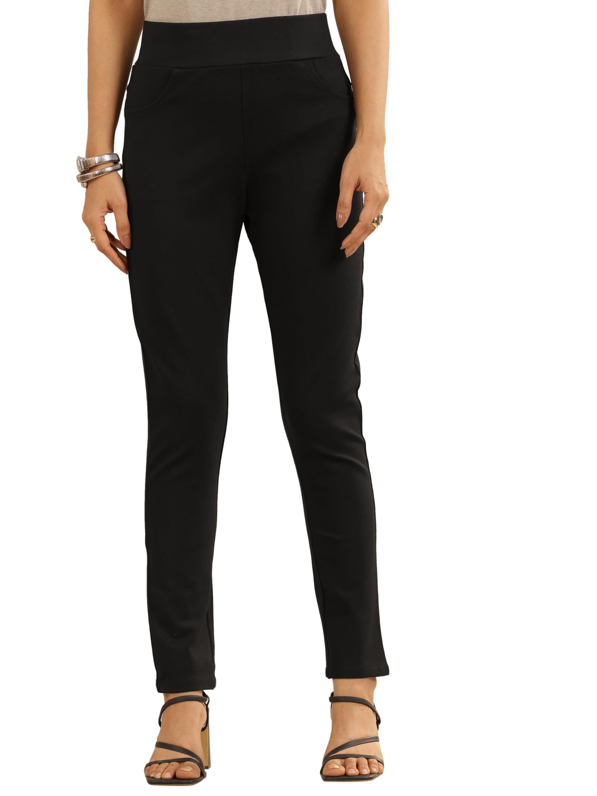 Libas WomenS Regular Jeggins (Pl1682_Black