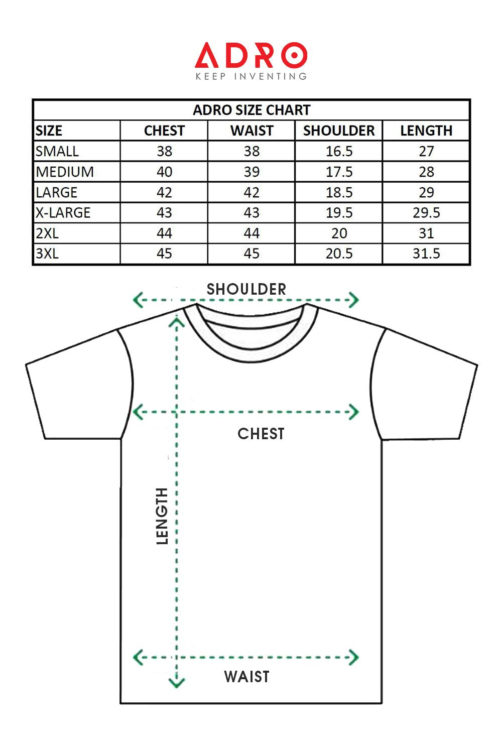 ADRO Believe in Yourself Design Printed T-Shirt for Men (RNR-S36-YOU)