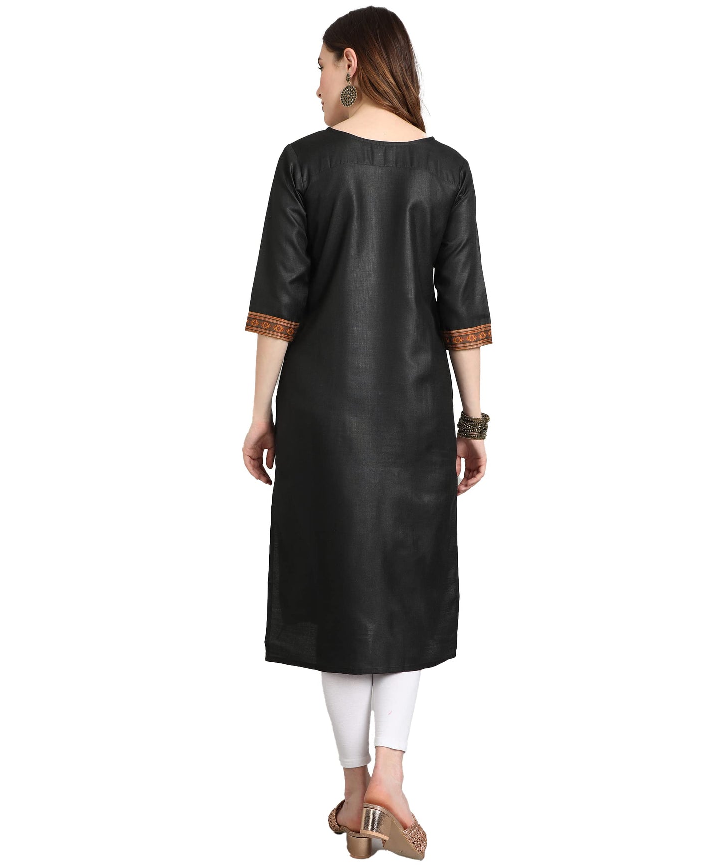 LookMark Women Polyester Regular Kurti