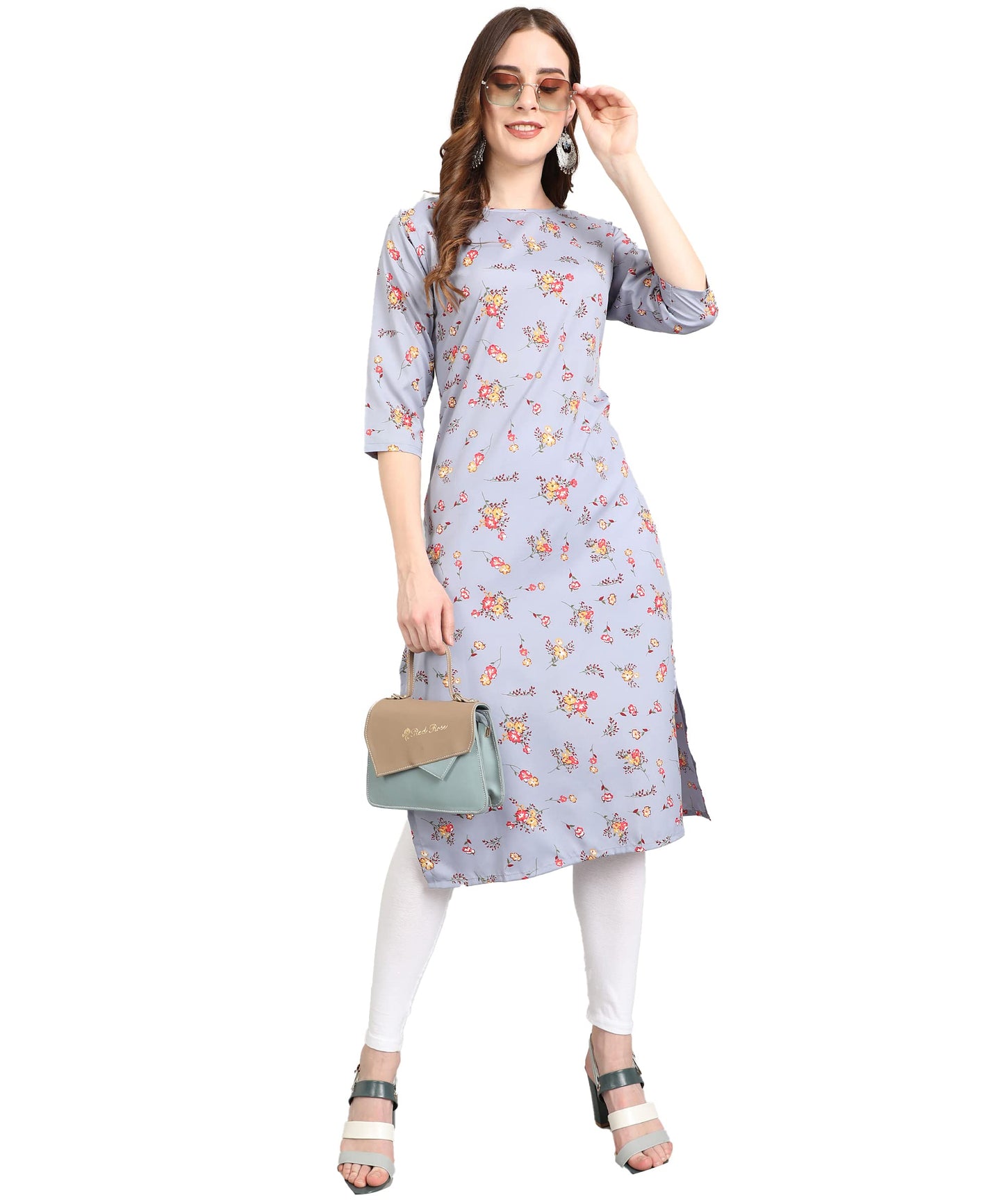 LookMark Women's Crepe Regular Kurti