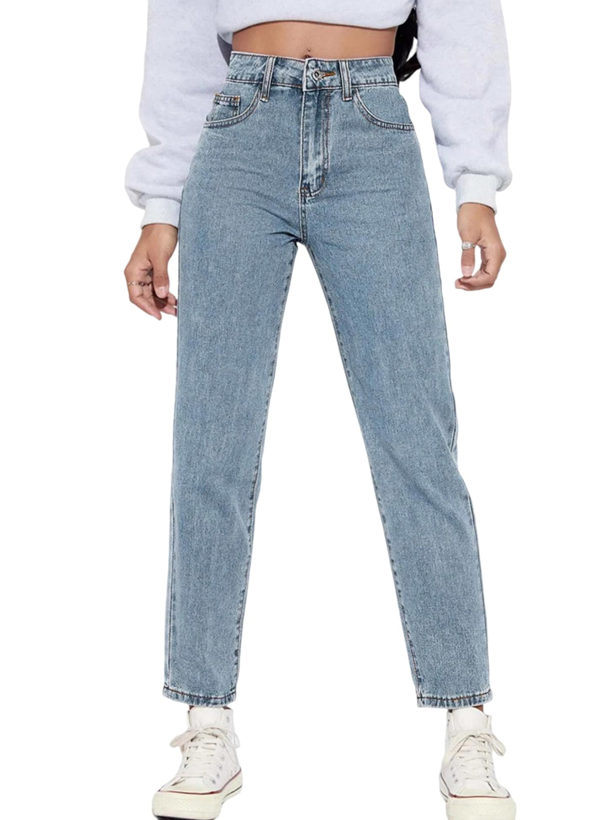 KOTTY Women Regular High Rise Blue Jeans