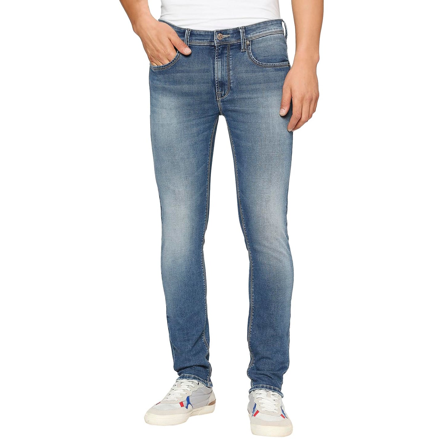 Pepe Jeans MenS Slim Jeans (Pm207532Q051_Light Used Indigo Blue