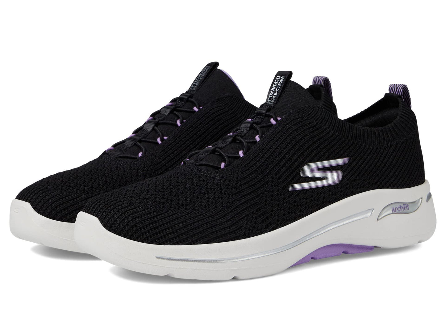 Skechers Women Go Walk Arch Fit Crystal Wa Bklv Sports Shoes