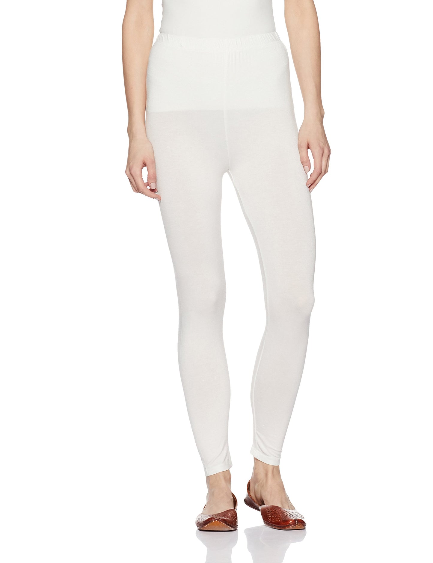 Aurelia Women Regular Fit Tights(18Fek60019-03525_Off White_2Xl)