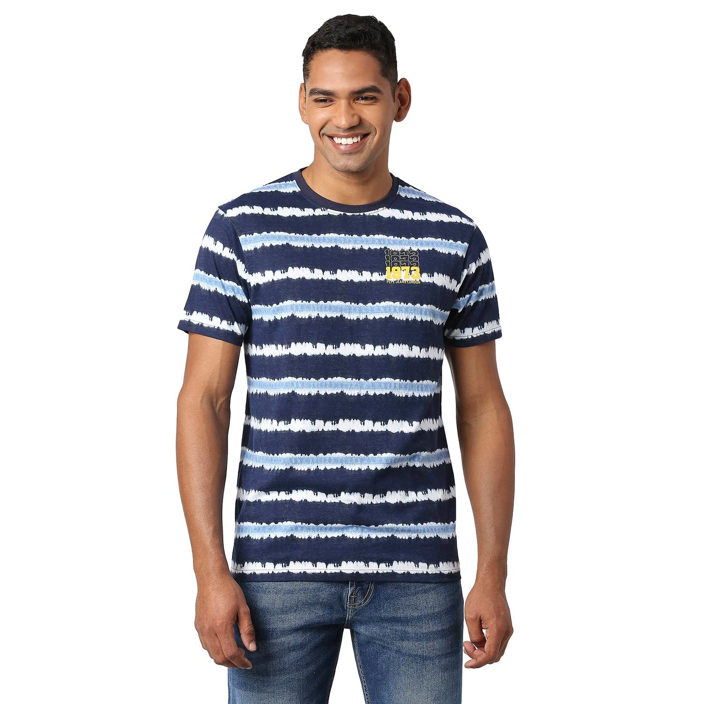 Pepe Jeans MenS Slim Fit T-Shirt (Pm509020595M_Navy