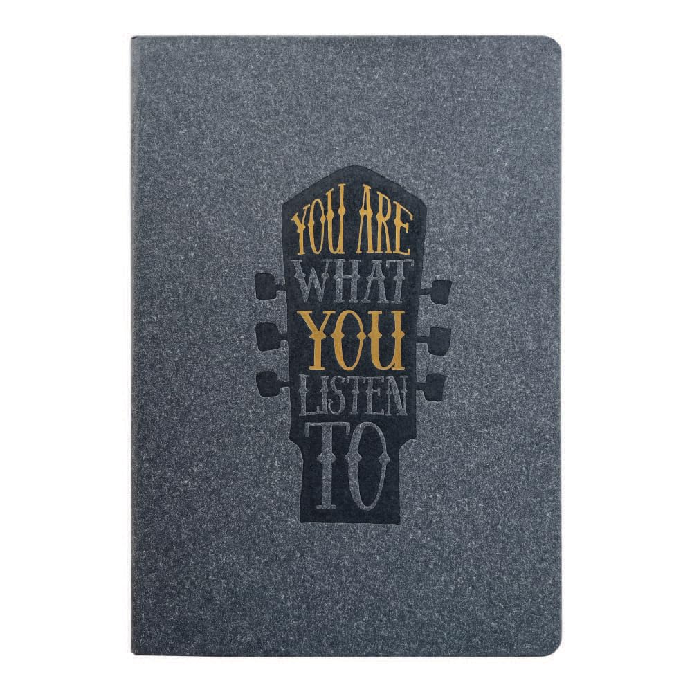 Anupam Natal A5 Ruled Journal Notebook 192 Pages 80Gsm Lined Notebook 100% Recycled Paper Cover With Gold Foiling Designer Title