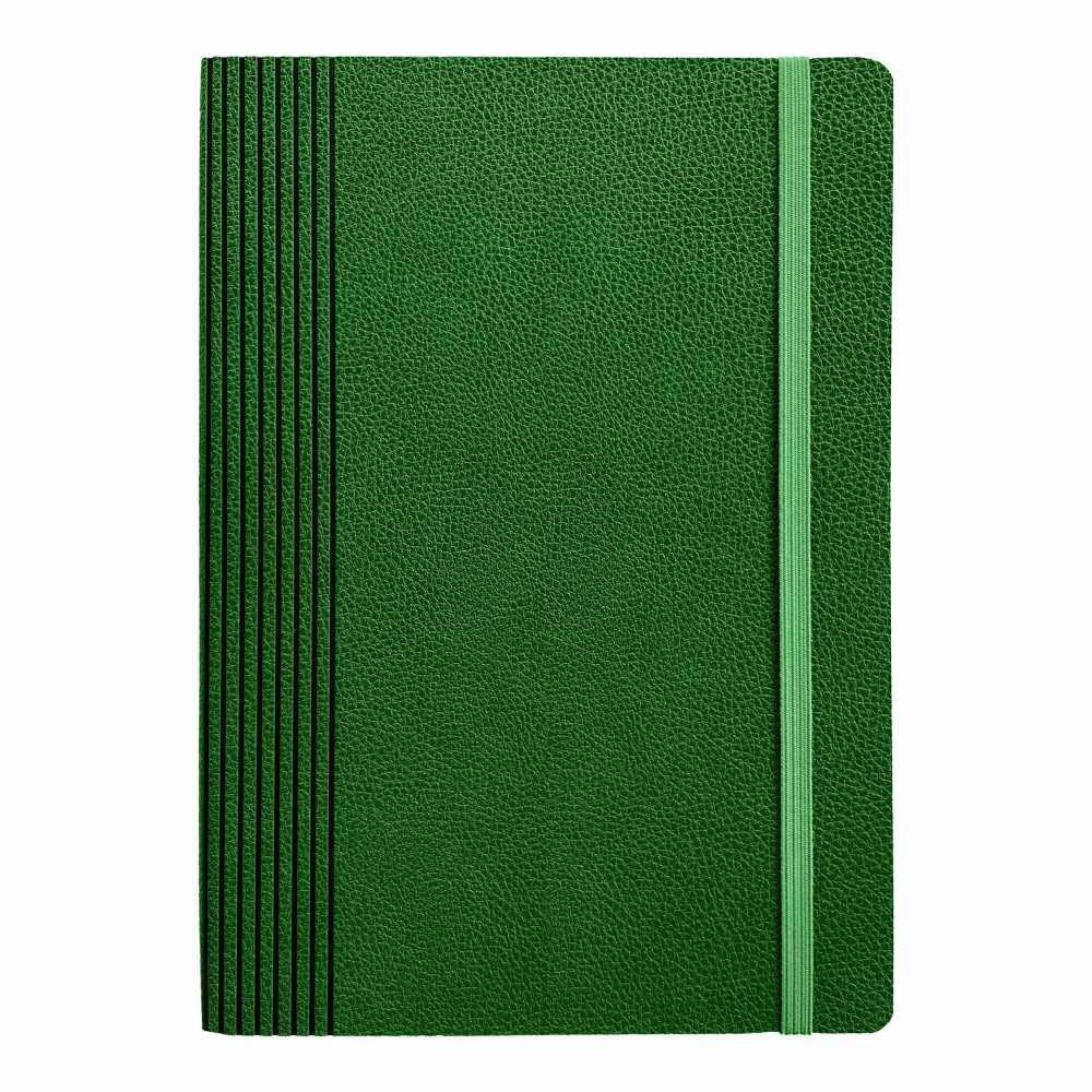 Anupam Sway Lined Journal Notebook, 192 Pages College Ruled Notebook, 80 Gsm Thick Paper, A5 Leather Textured Pu Cover With Desi