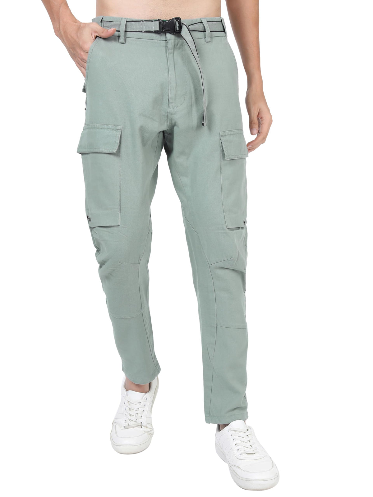 Ketch MenS Relaxed Casual Pants (Khtr000297_Slate Grey