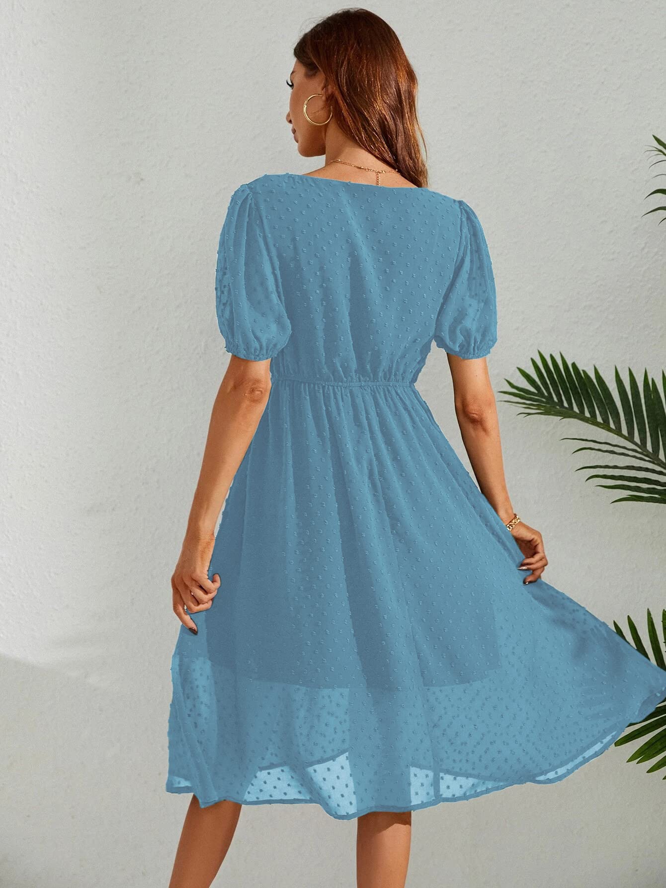 Tagas Women'S Georgette A-Line Standard Length Dress (Op-3210-1)