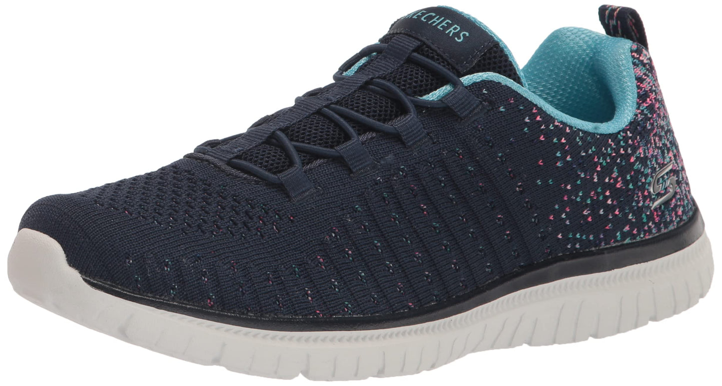 Skechers Women Virtue Lace Up For Air-Cooled Memory Foam Comfort Insole Flexible Outsole Mesh Upper Sports Shoes