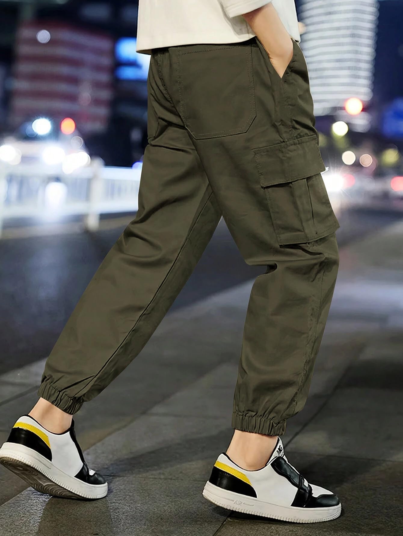 TAGAS Cargo for Boy| Boys Joggers| Cotton Pant |Boys cargotrouser| Grey
