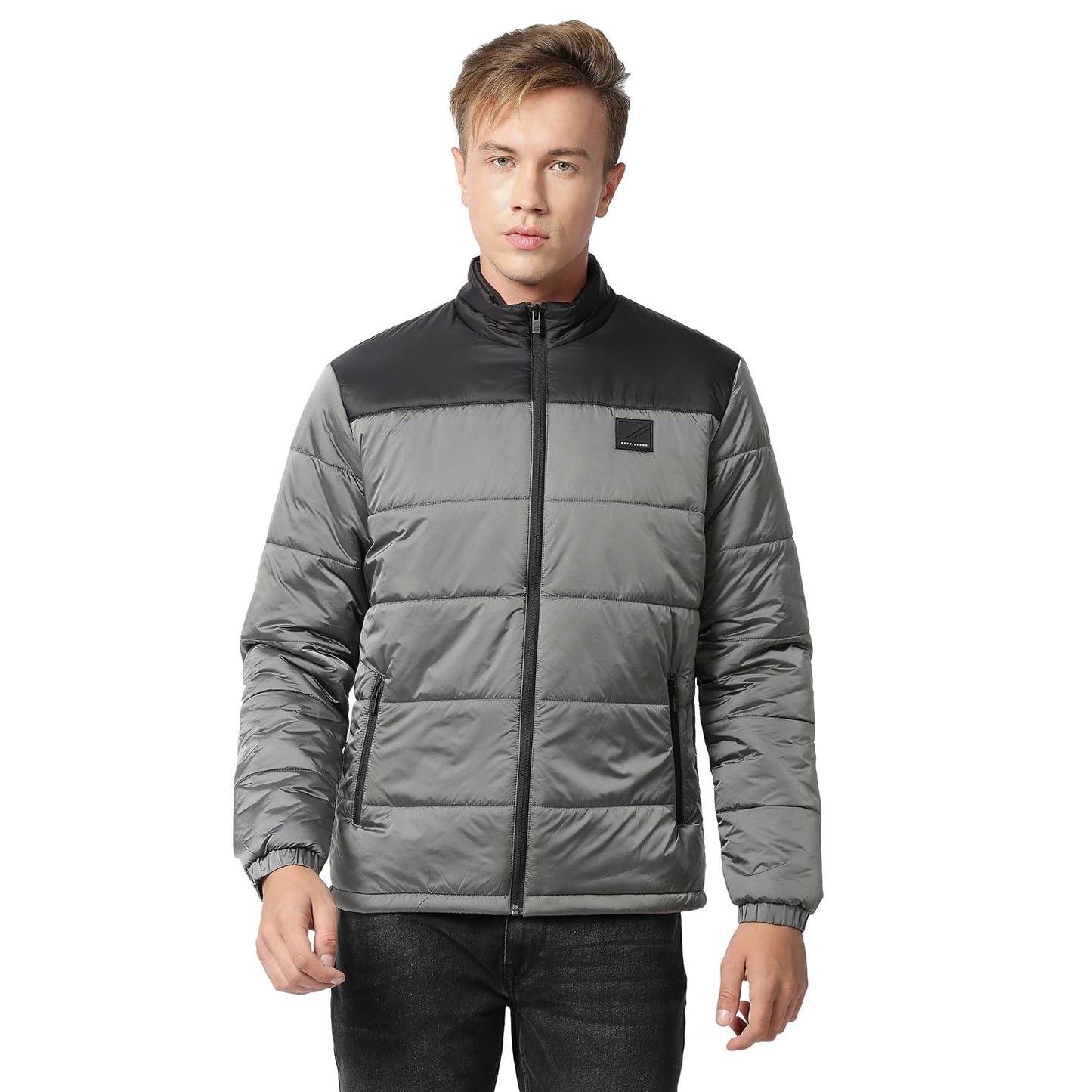 Pepe Jeans MenS Nylon Standard Length A-Line Coat (Pm402759_Grey_M)
