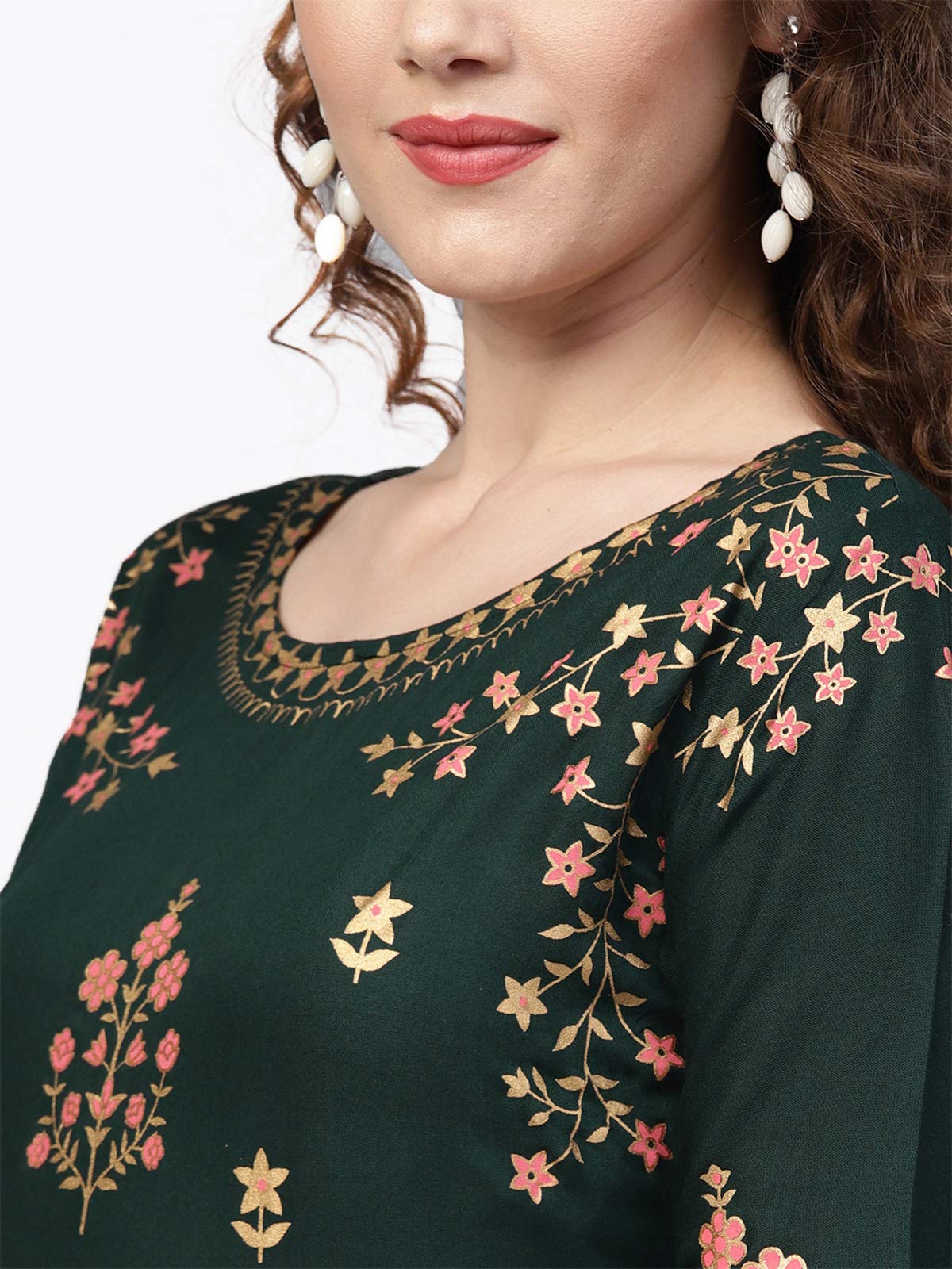 ishin Rayon Women Anarkali Kurta