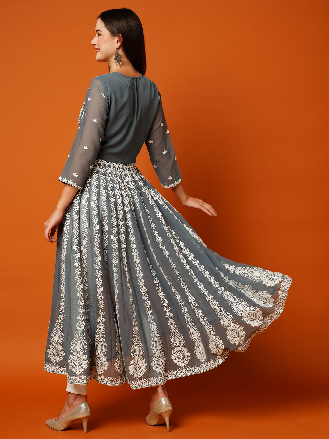 ANNI DESIGNER Women's Georgette Kurta