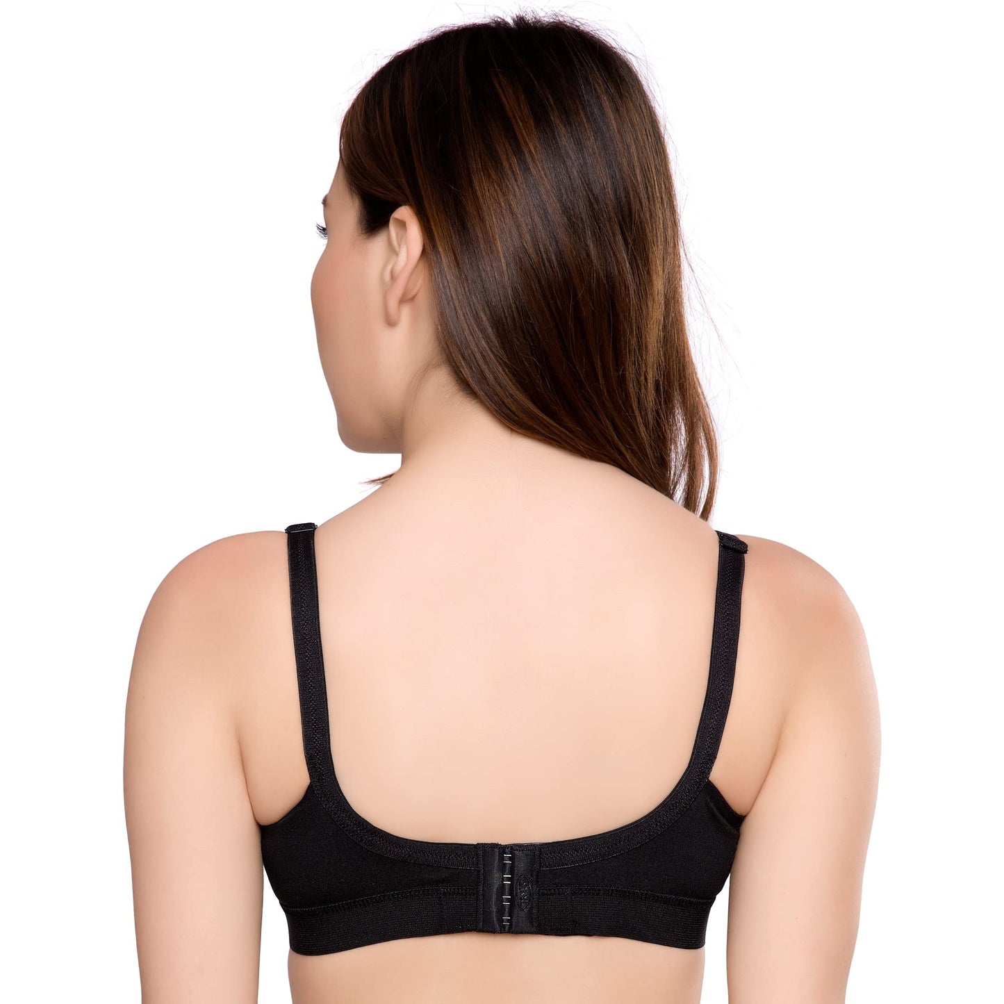 Trylo WomenS Non-Wired Bra (Alpa_Black_34C)