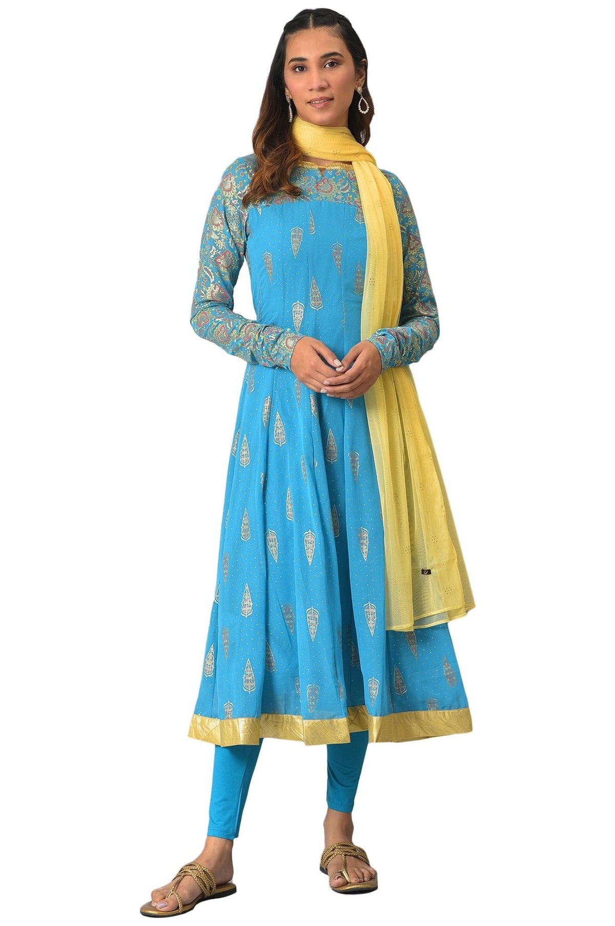 Aurelia WomenS Polyester Set (22Aud10372-506006_Blue