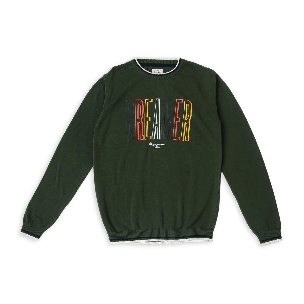 Pepe Jeans BoyS Cotton Classic Sweater (Pb701170_Forest Green_16)