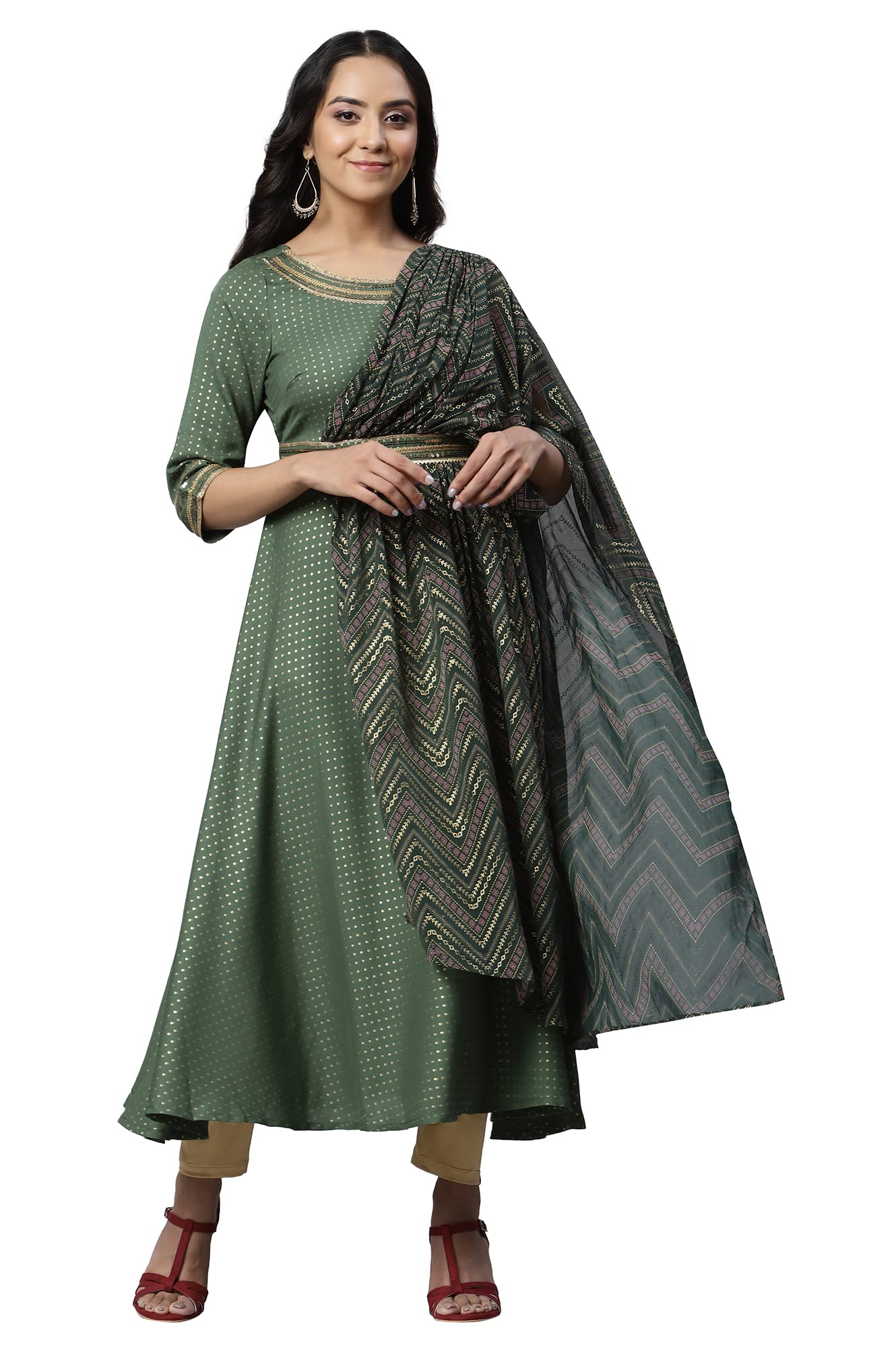 Aurelia Women Eden Geometric Printed Straight Kurta_22Aua13495-505267_M